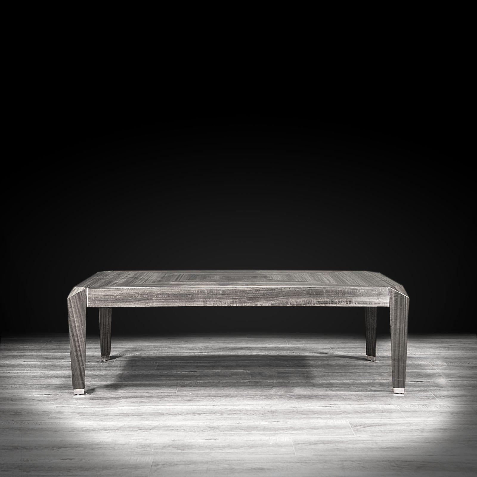 st tropez rectangular gray modern coffee table