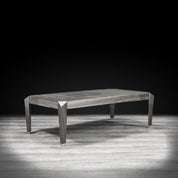 st tropez rectangular gray stylish coffee table