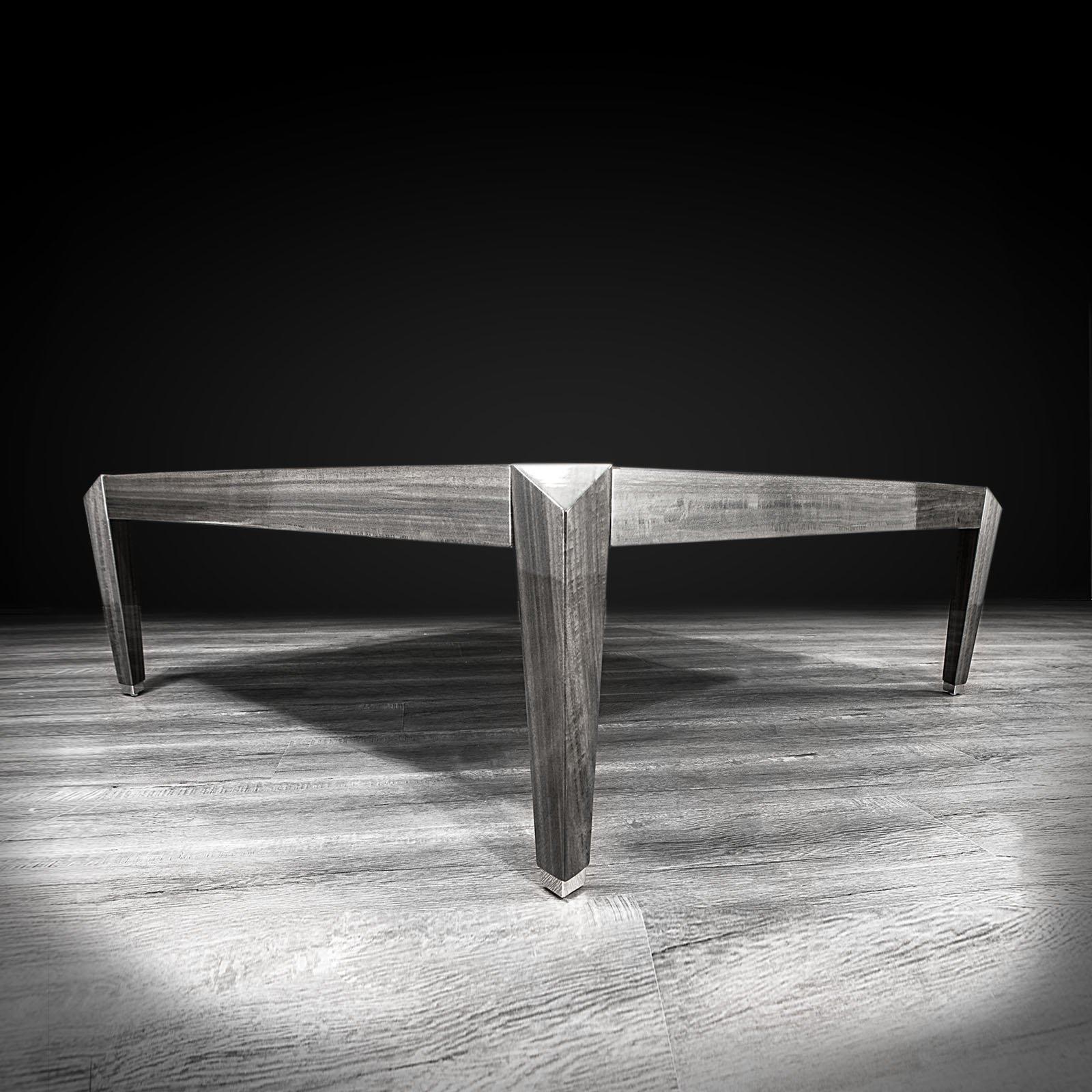 st tropez square gray luxury coffee table