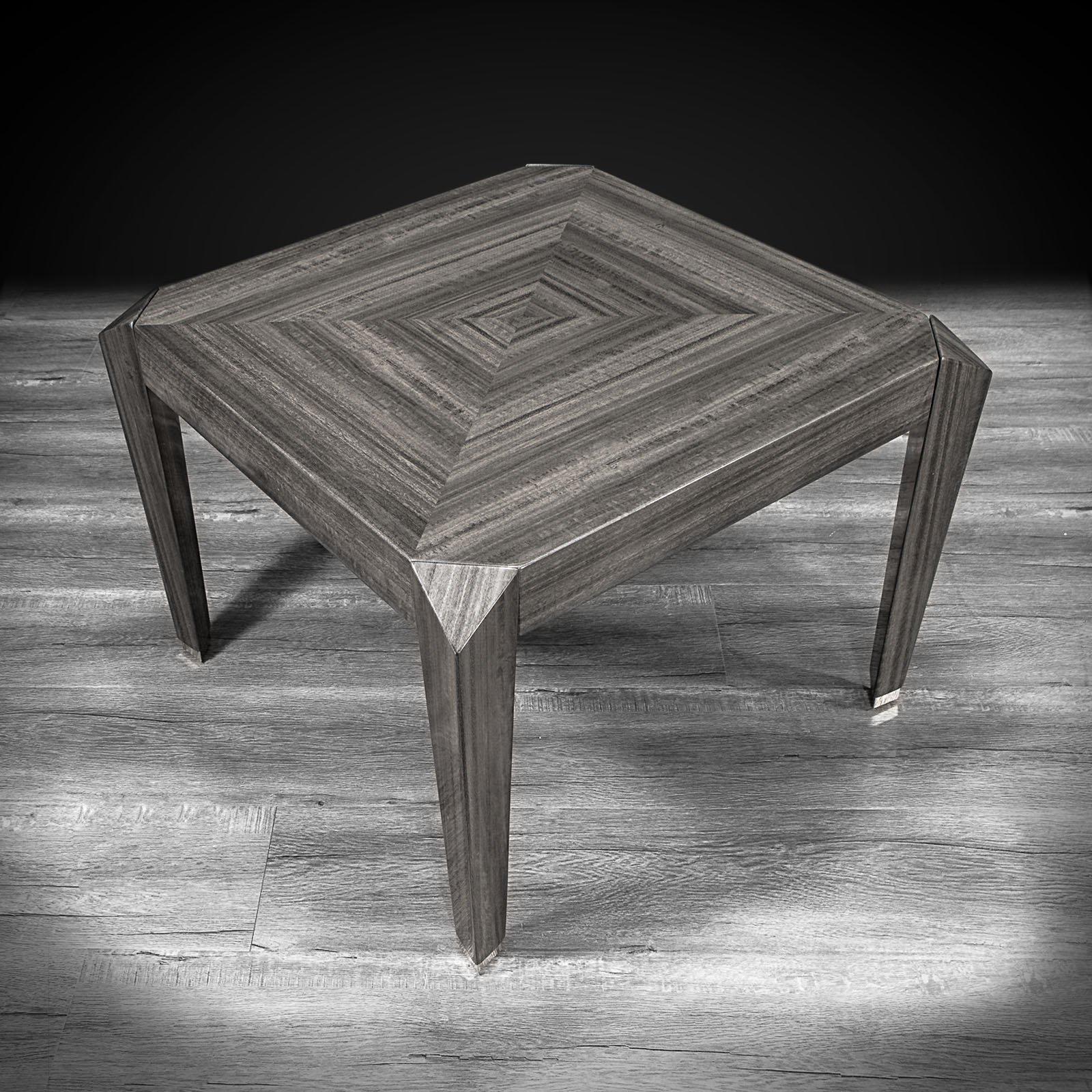 st tropez square gray luxury end table