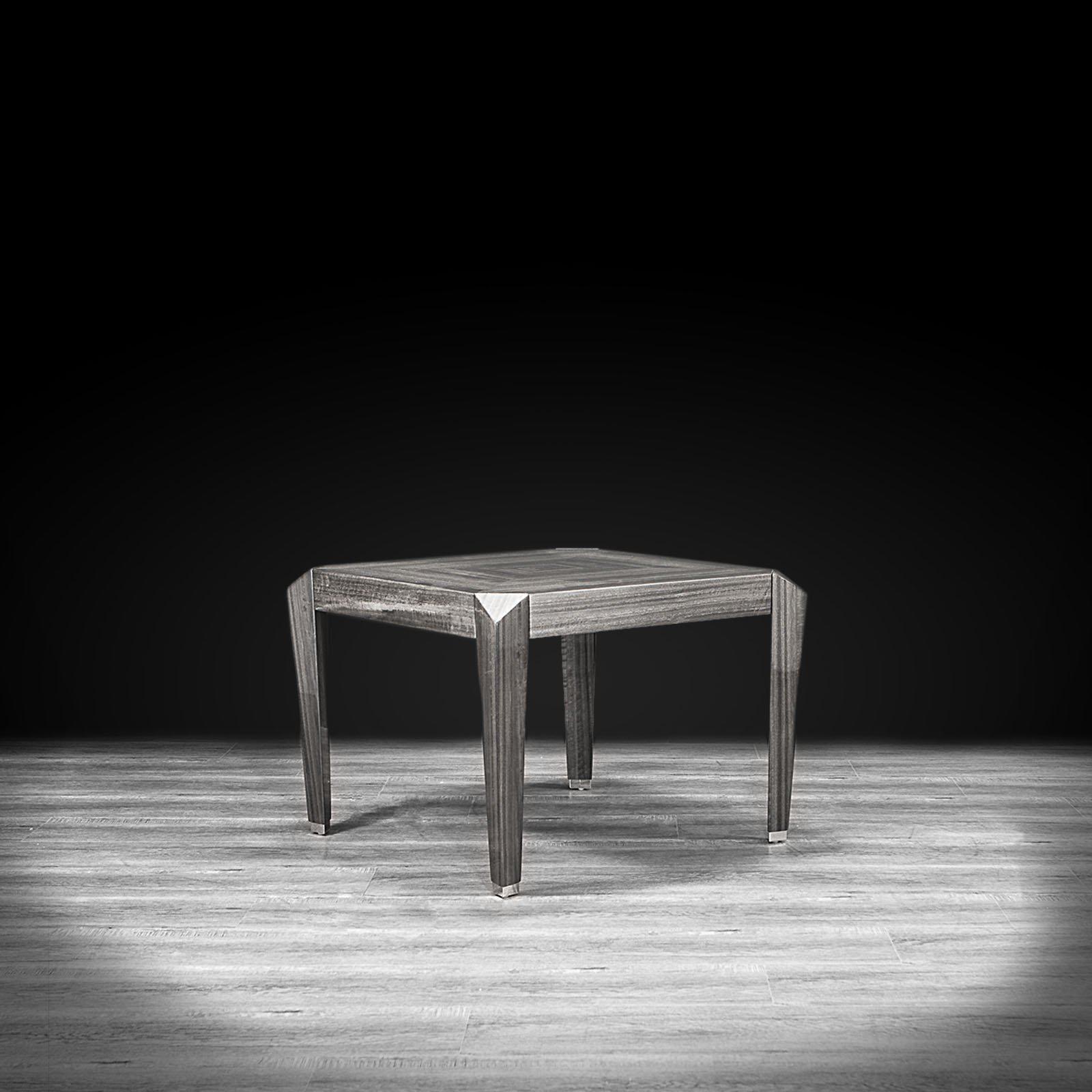 st tropez square gray stylish end table