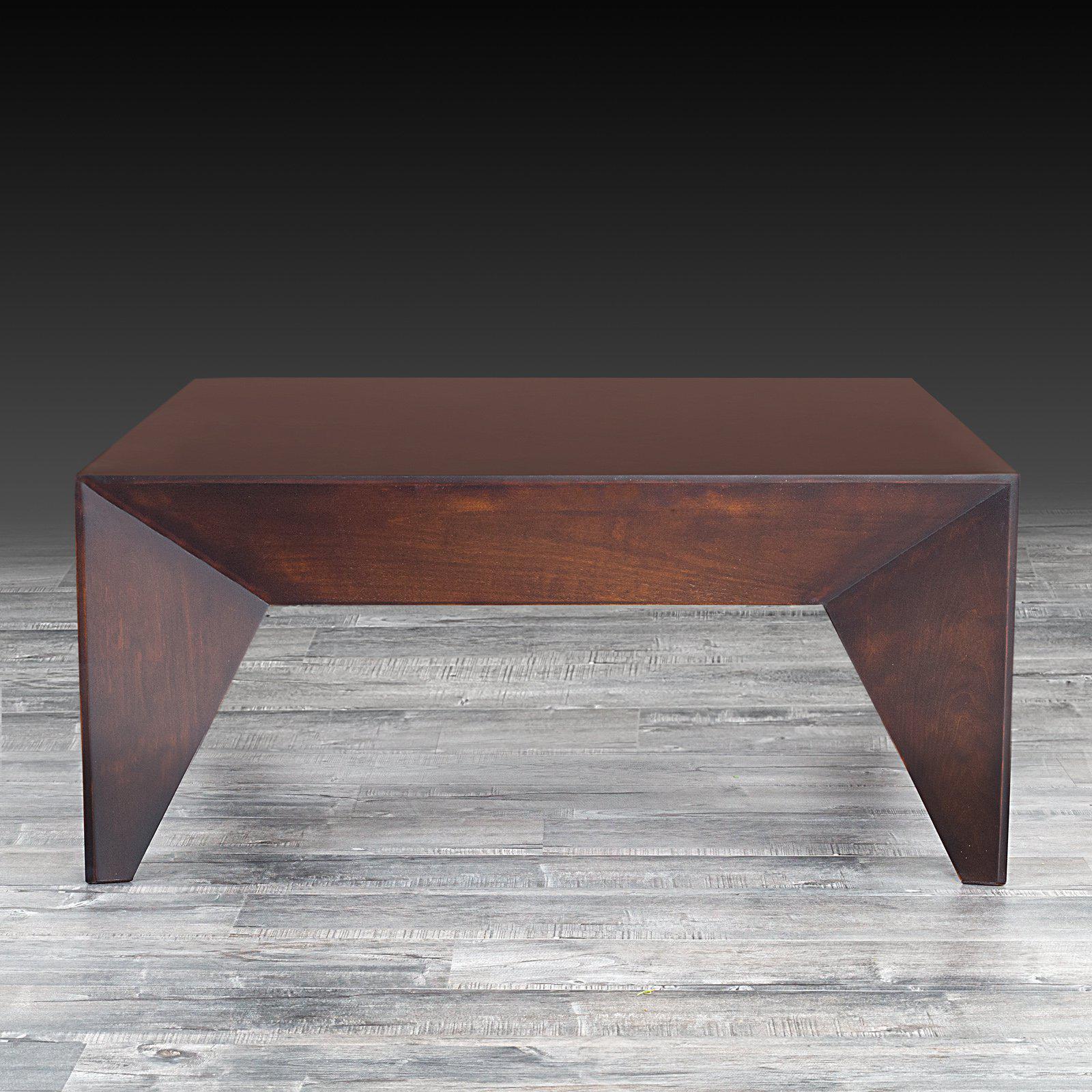 sunrise brown modern coffee table