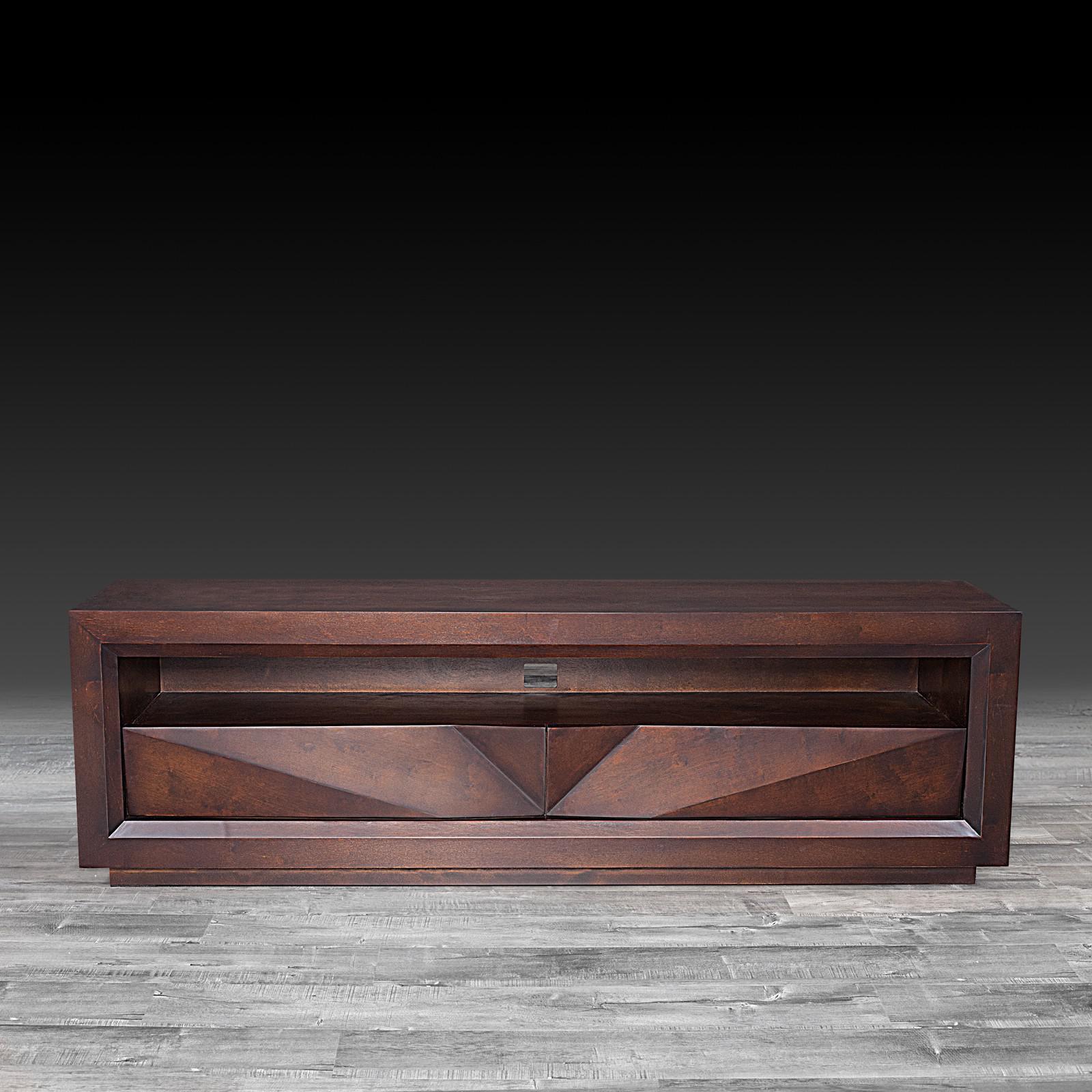 sunrise brown modern tv stand