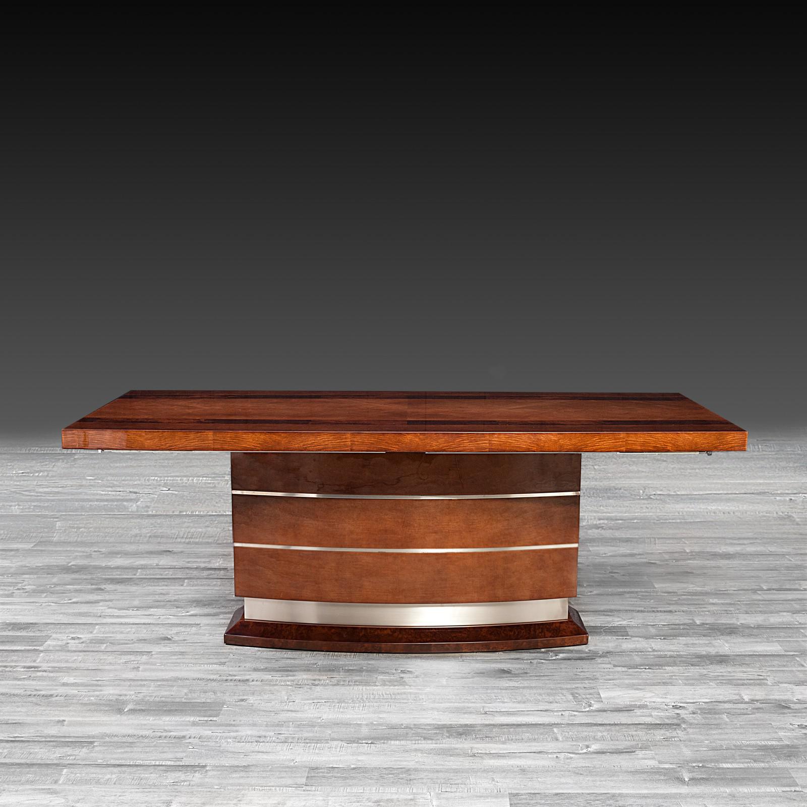 tallia brown modern dining table