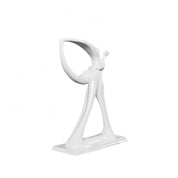 tango white modern sculpture