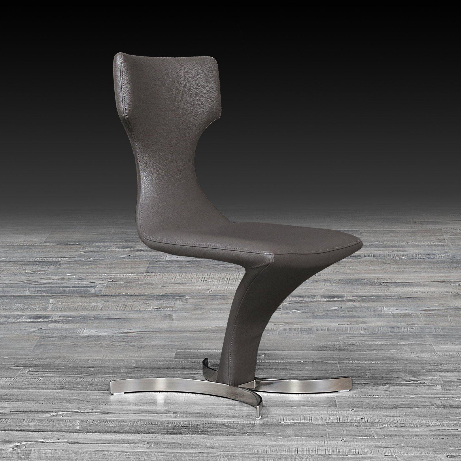 teramo gray stylish dining chair