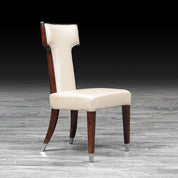 tobias lacquered stylish dining chair