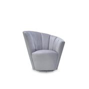 tulip laf gray accent chair