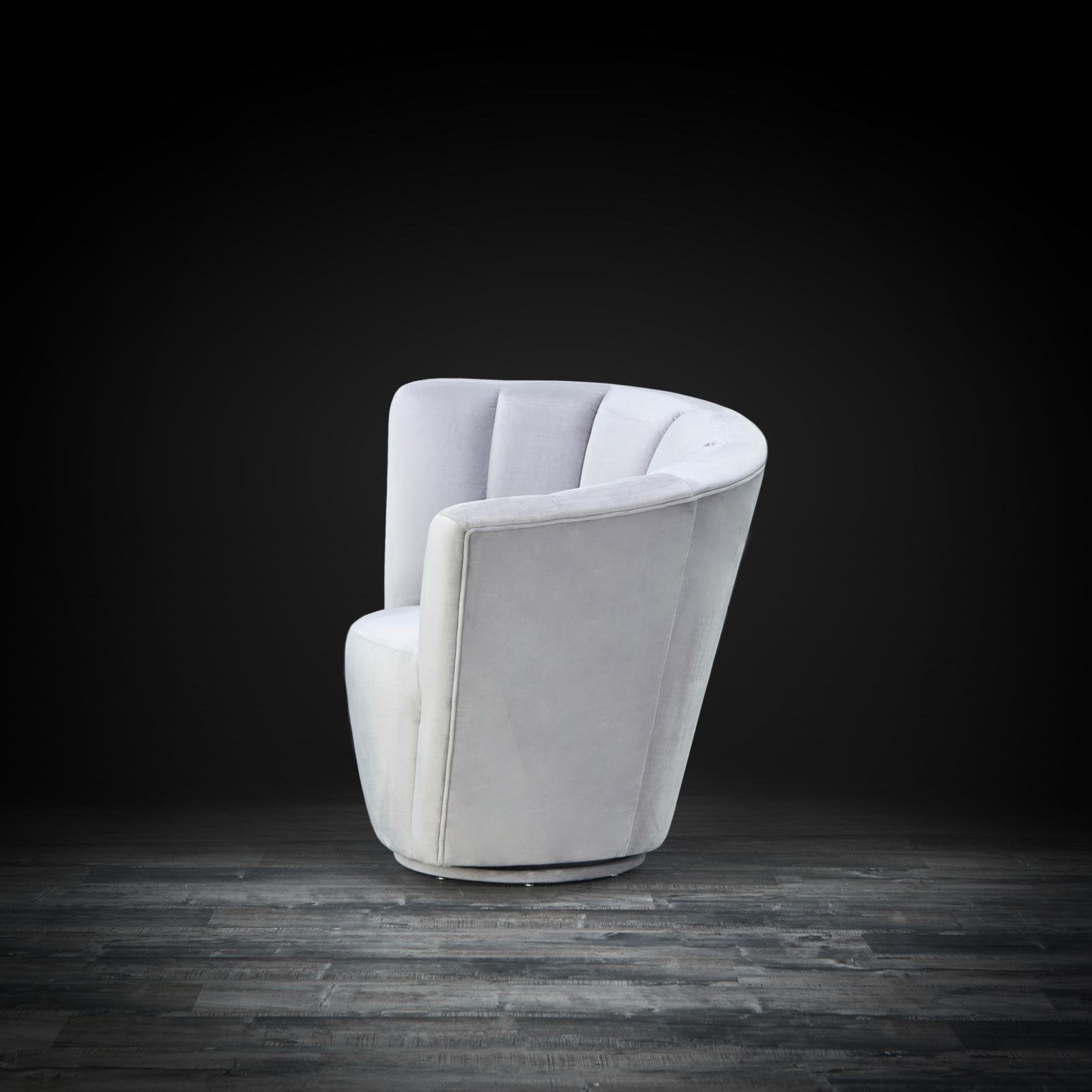 tulip laf gray roberto grassie accent chair