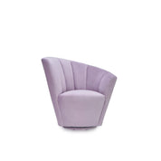 tulip laf purple accent chair