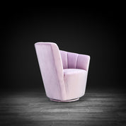 tulip laf purple stylish accent chair