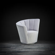 tulip raf gray stylish accent chair