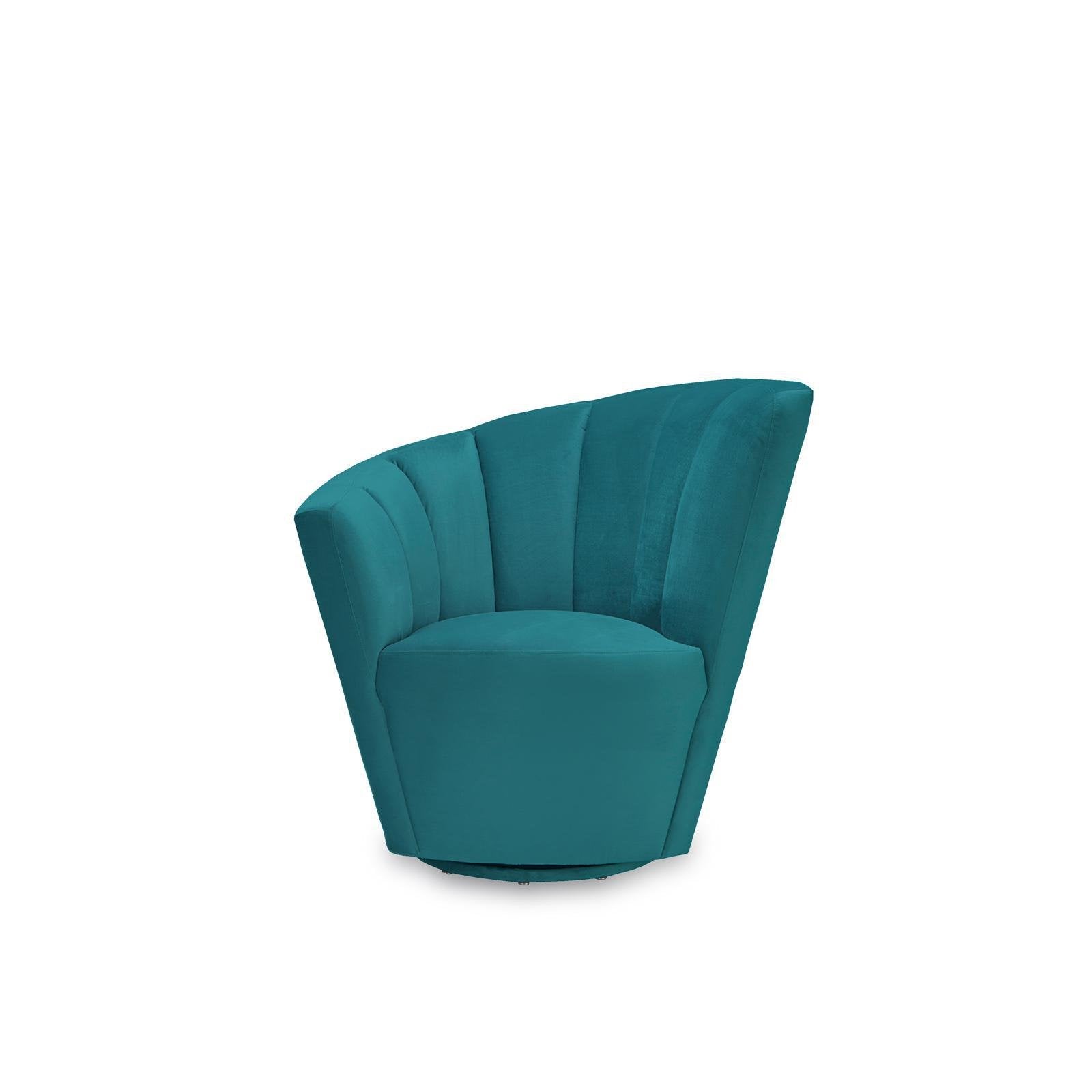 tulip raf green accent chair