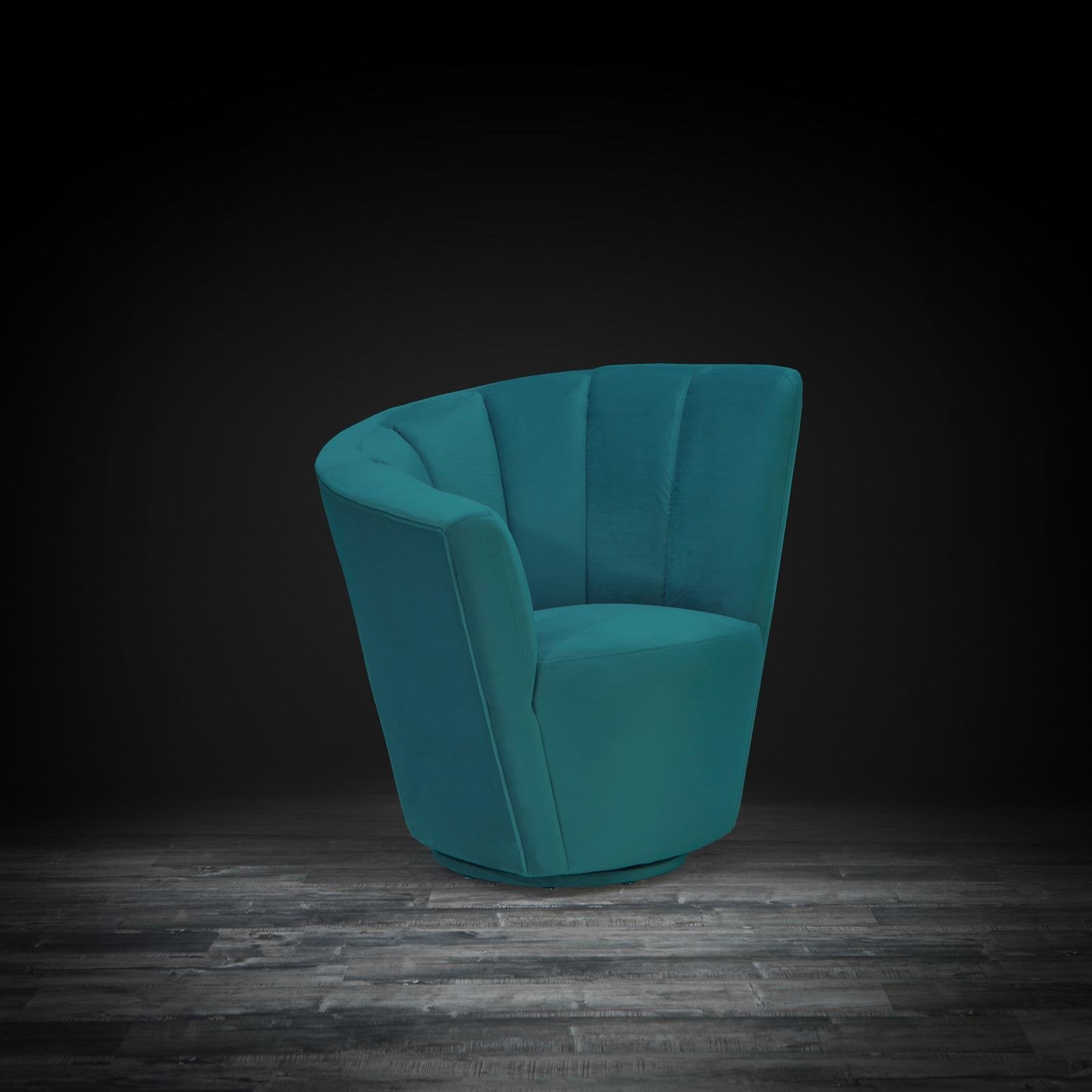 tulip raf green stylish accent chair