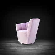 tulip raf purple stylish accent chair