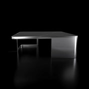 Tullio Smoked Black Square Coffee Table   My Store  Coffee Table