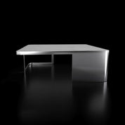 Tullio Smoked Black Square Coffee Table   My Store  Coffee Table