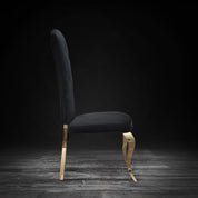 valentino tgss black luxury dining chair