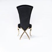 valentino tgss black modern 8 dining chair