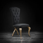 valentino tgss black modern dining chair