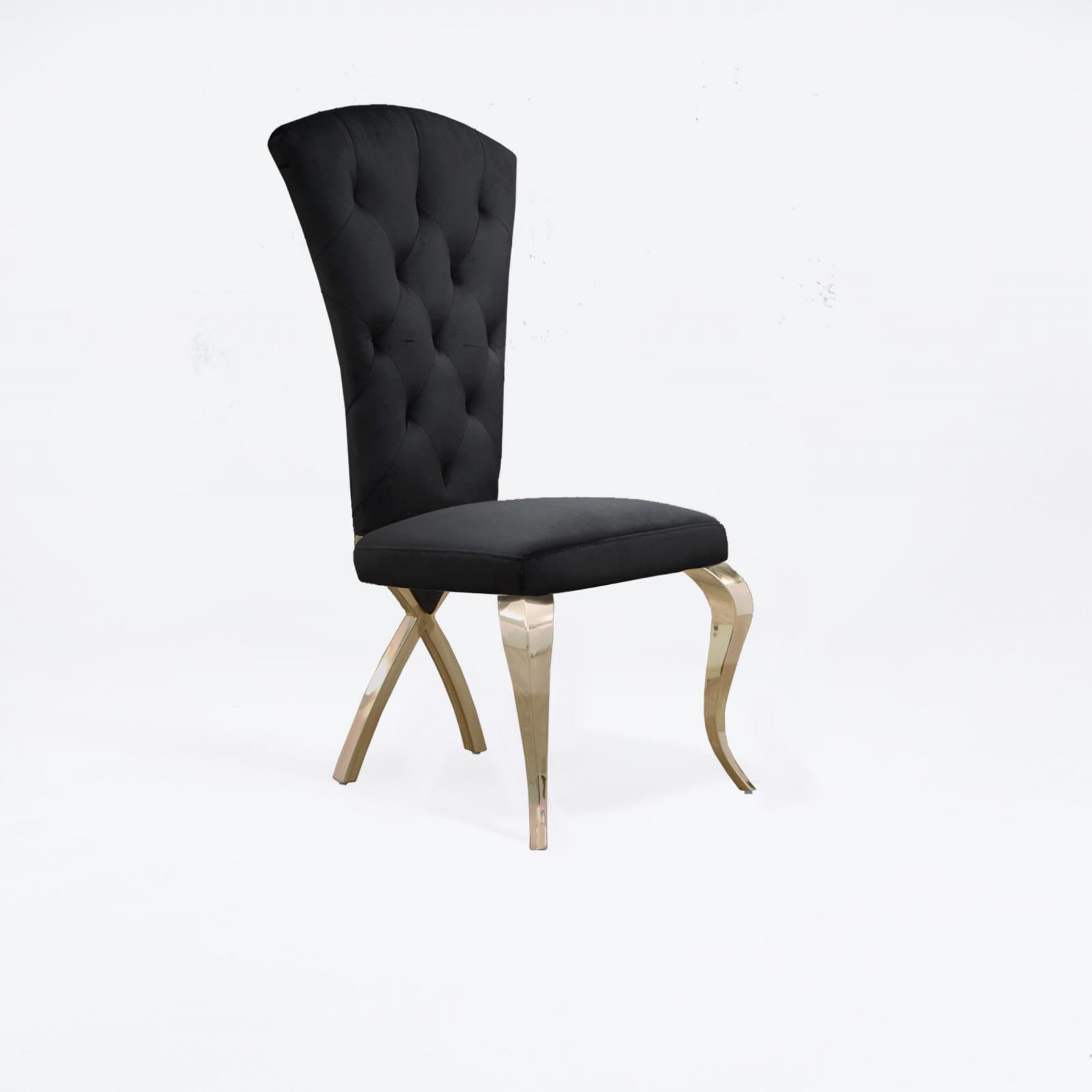 valentino tgss black stylish 7 dining chair