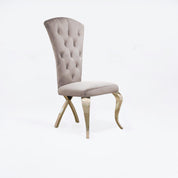 valentino tgss taupe stylish 7 dining chair