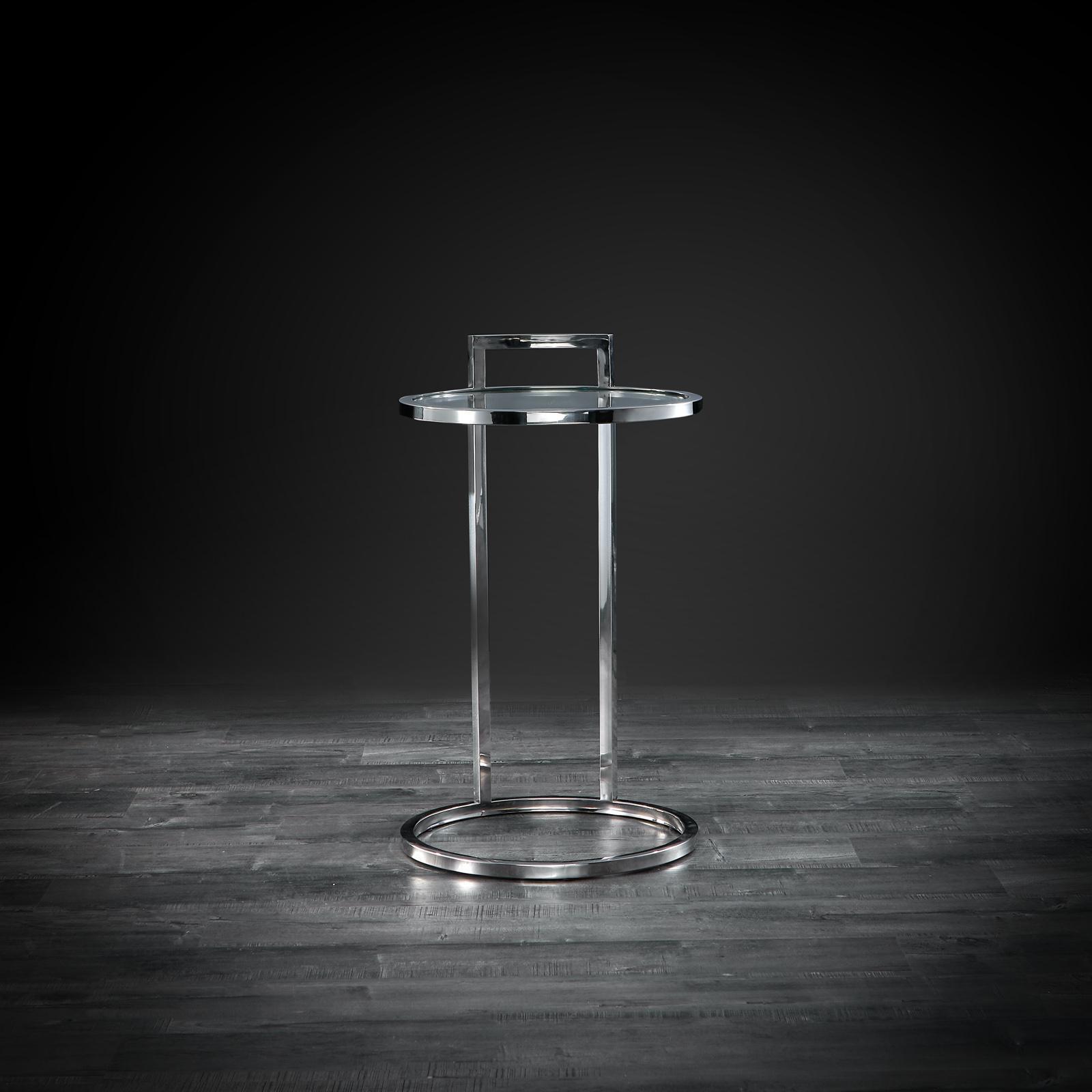 valo silver modern end table