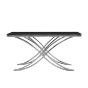 valora silver console table