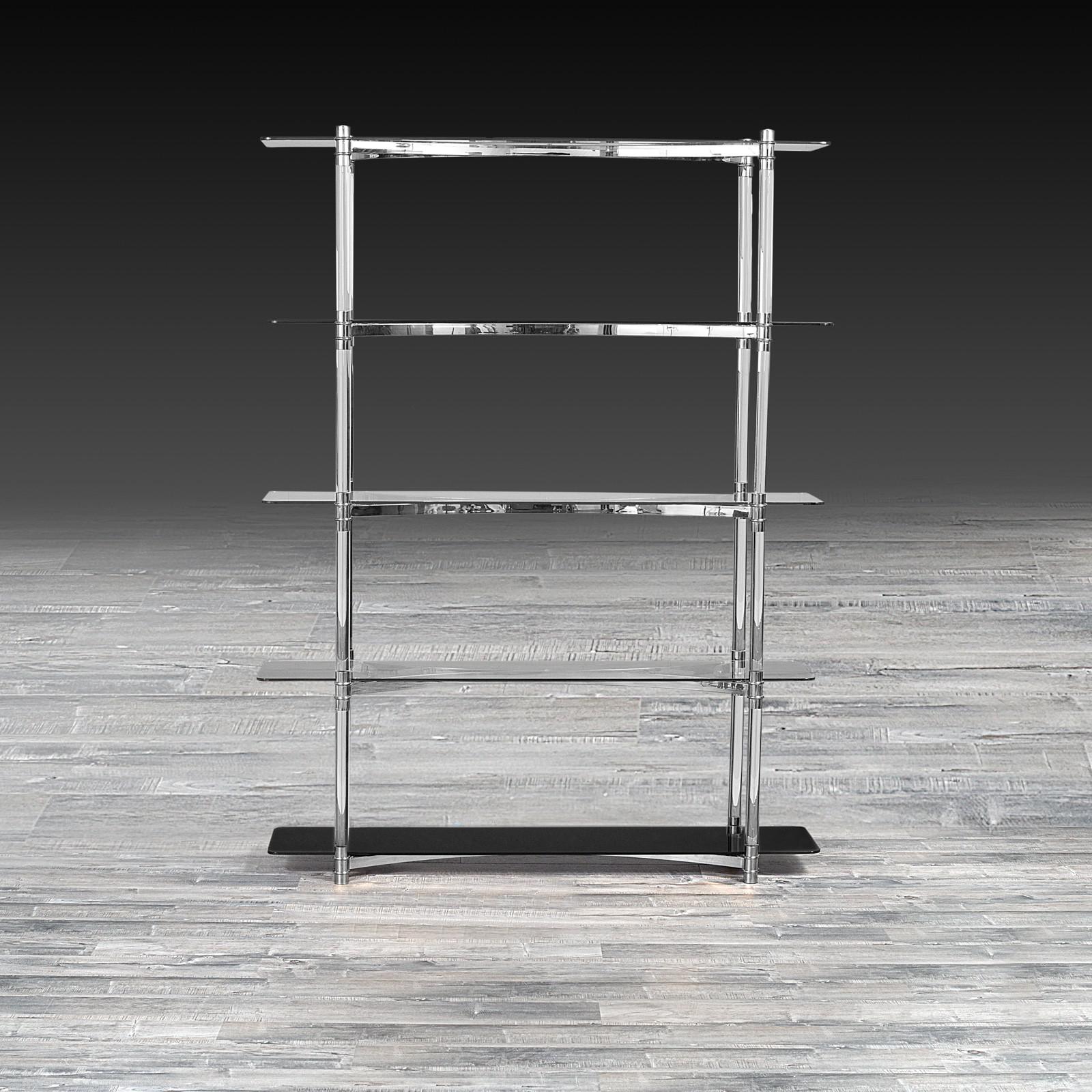 varossi a silver modern shelf