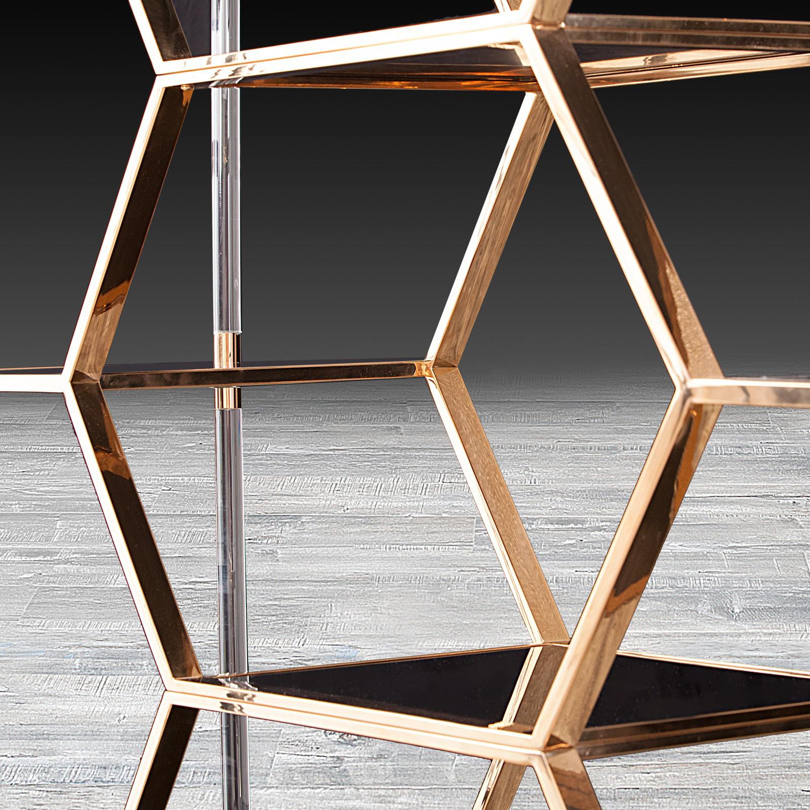 varossi hexagon rg luxury shelf