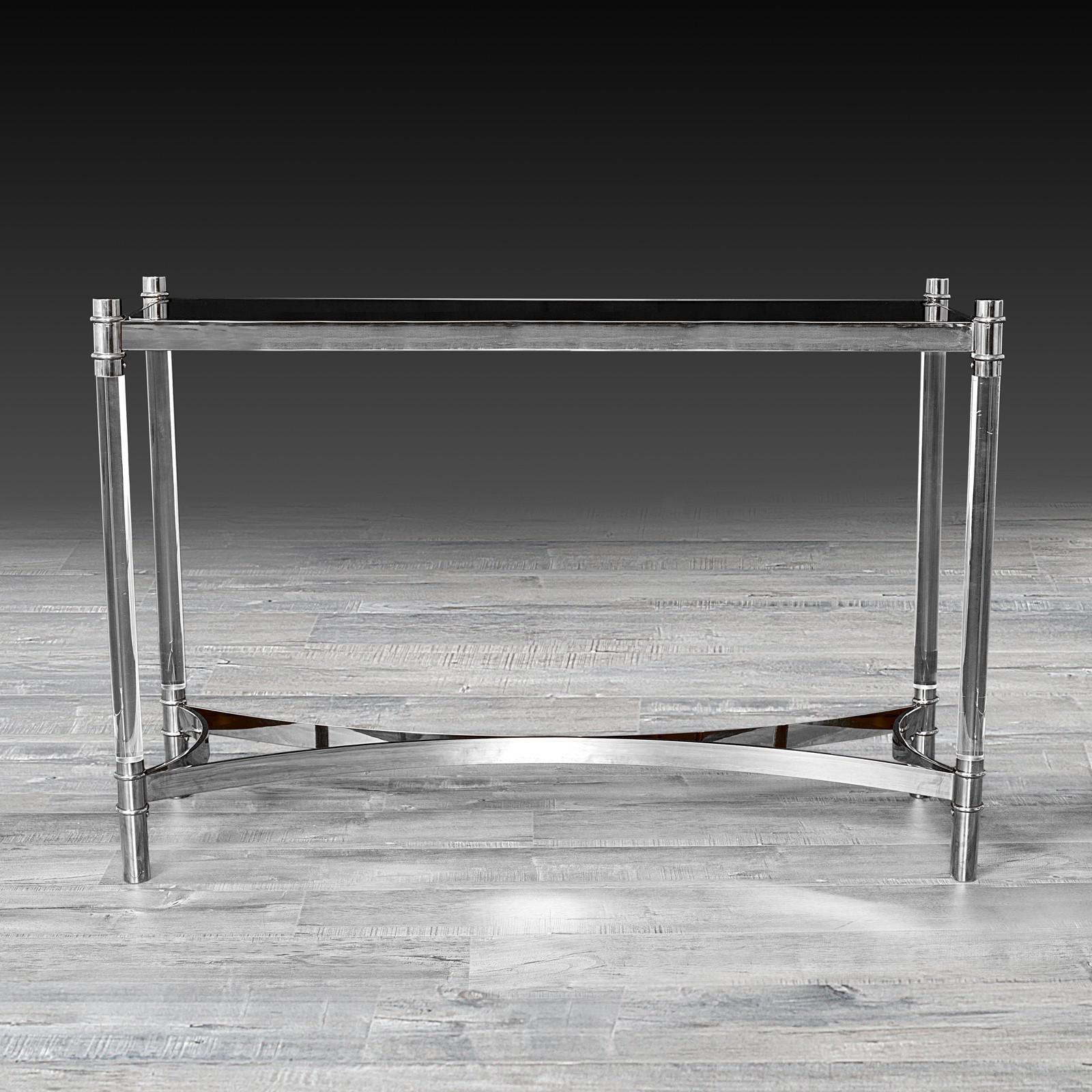 varossi silver modern console table