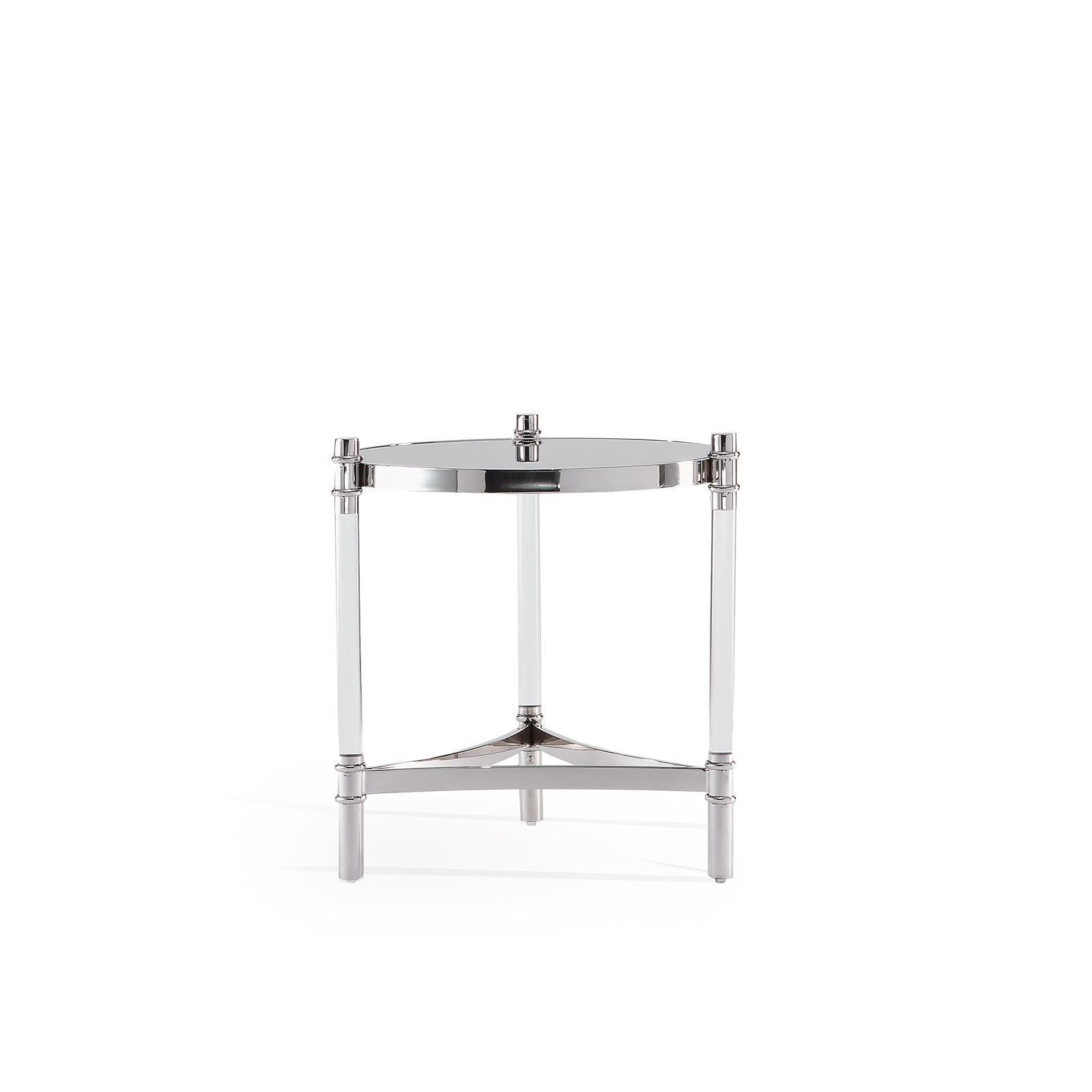 varossi trio silver end table