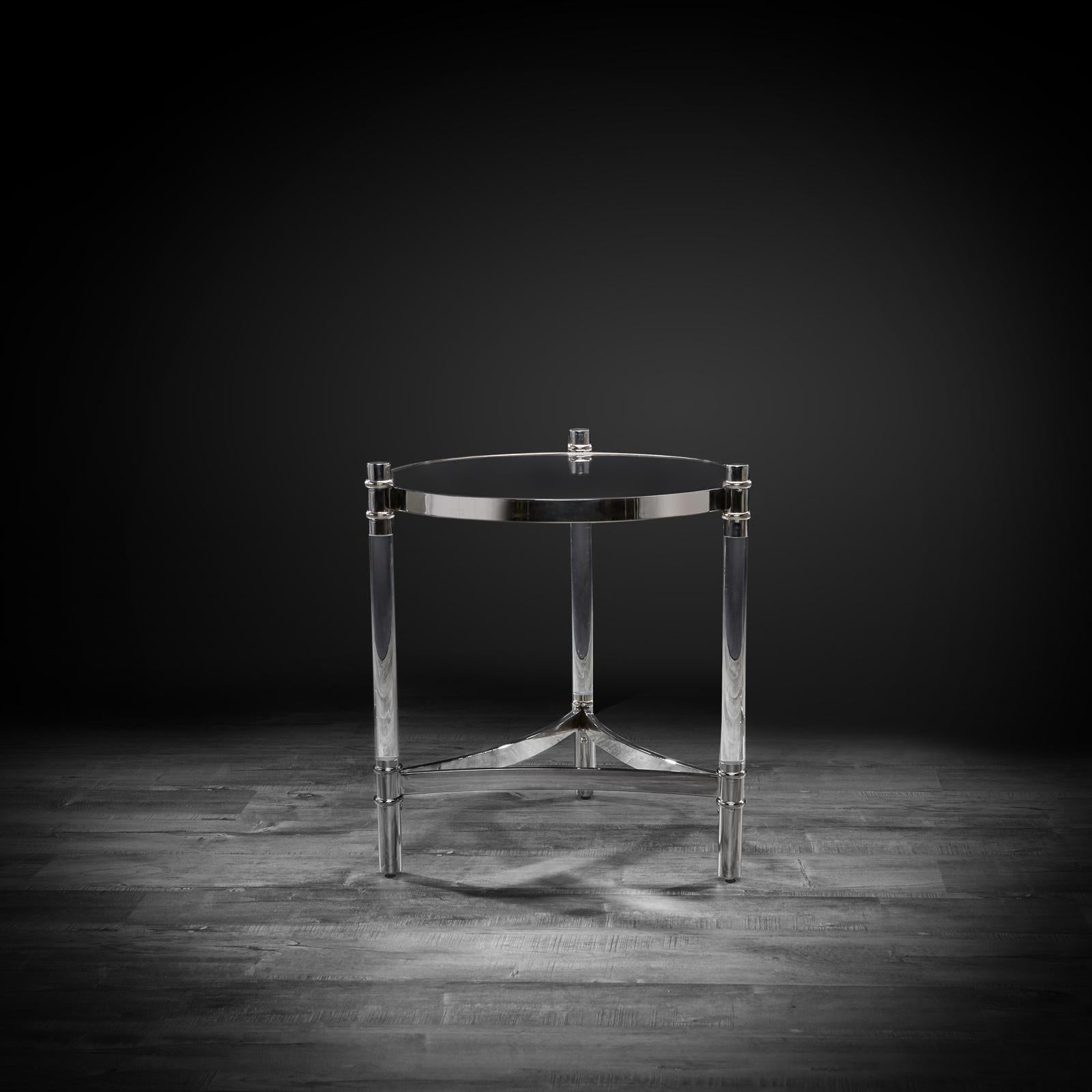 varossi trio silver modern end table