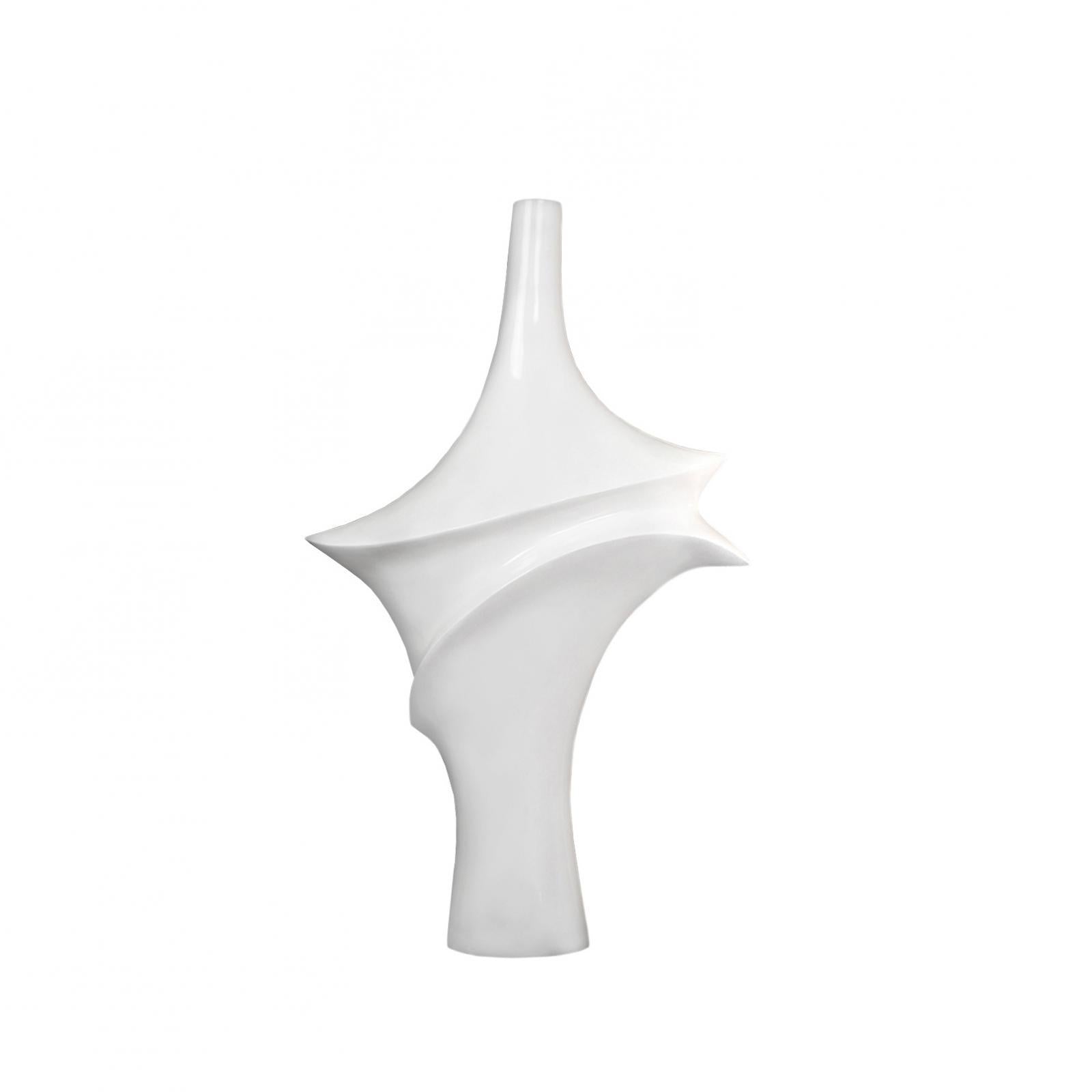 vega white vase