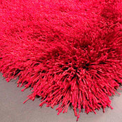 vegas red modern rug