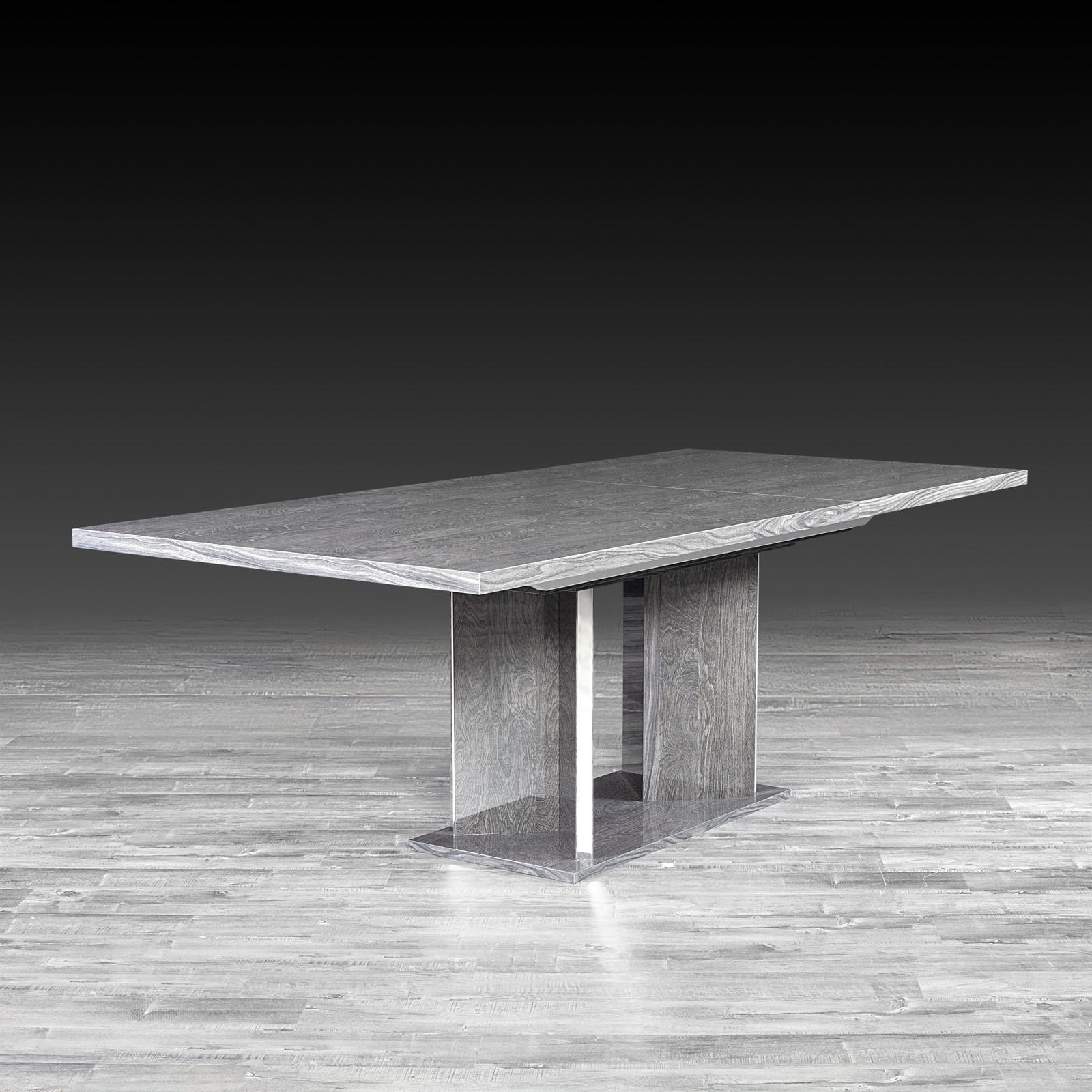 ventura gray 1ext modern dining table