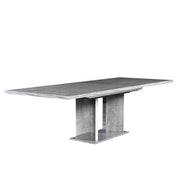 ventura gray 2ext dining table