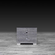 ventura gray modern night stand