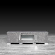 ventura gray modern tv stand