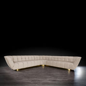 vera gss beige modern sectional