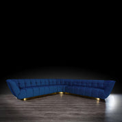 vera gss dark blue modern sectional