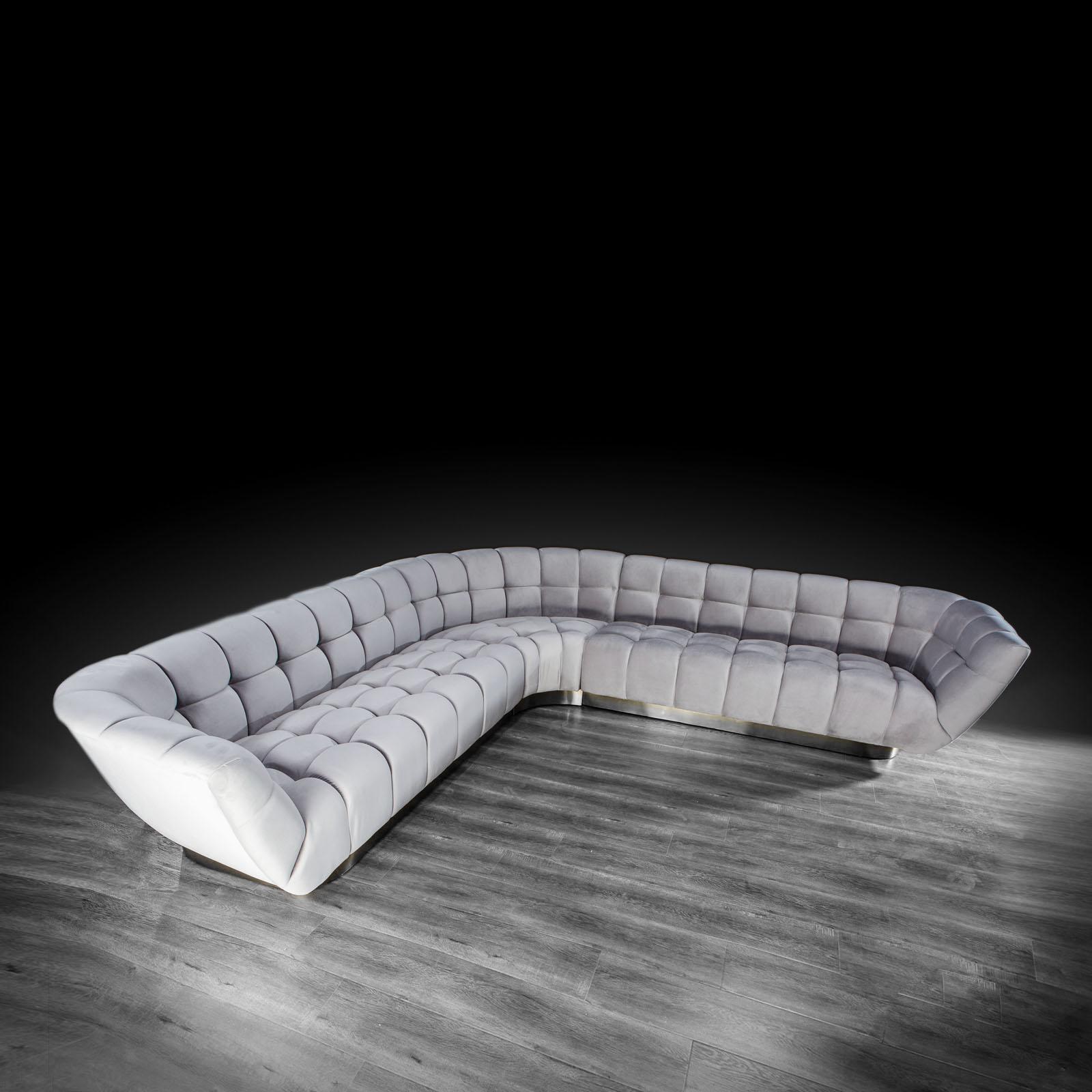 vera silver light gray allamoda sectional