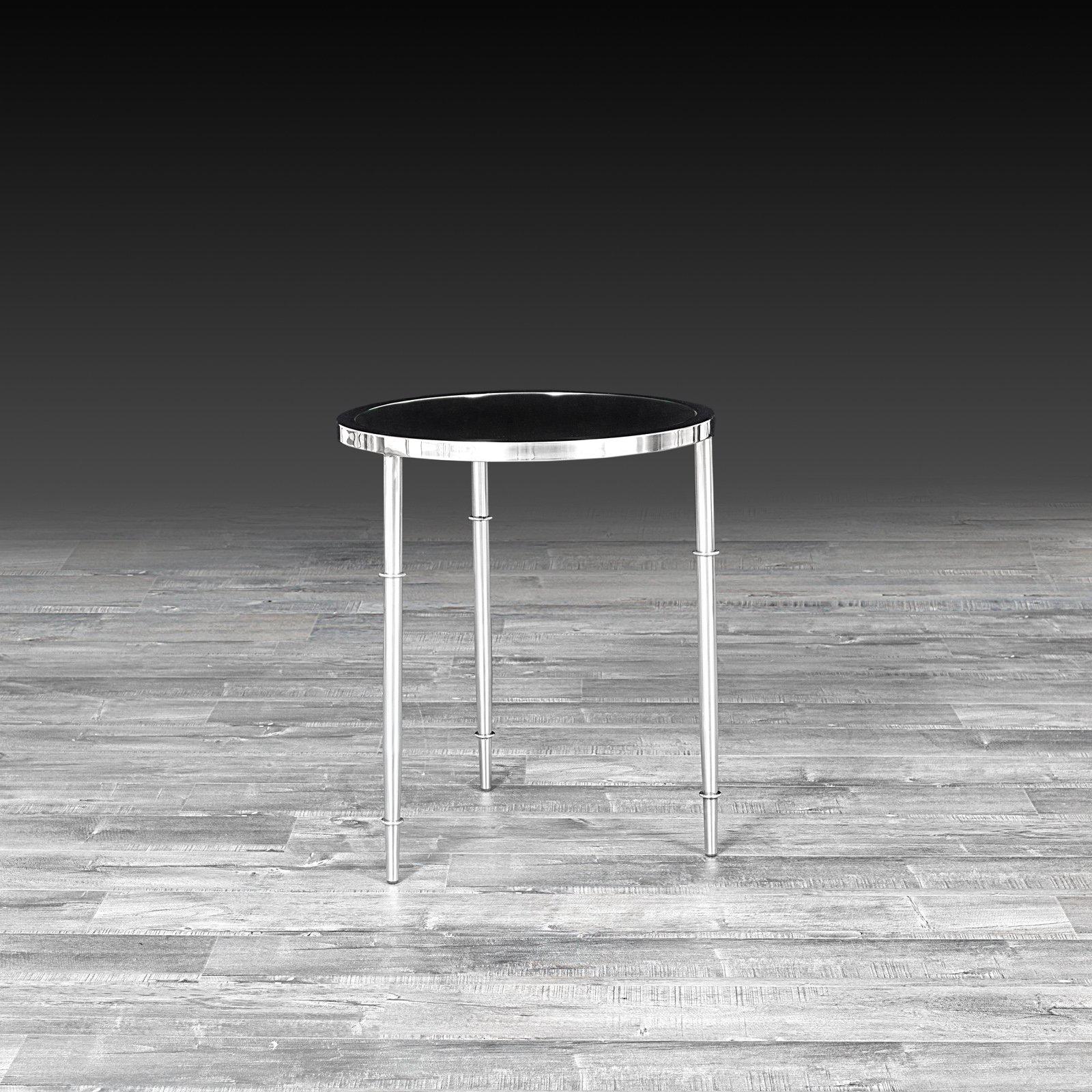 veris silver stylish end table