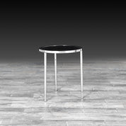 veris silver stylish end table