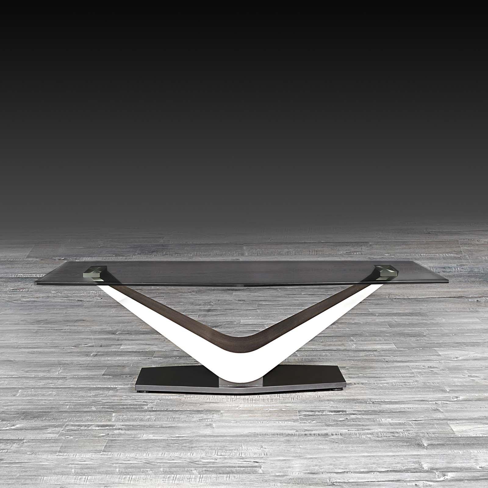 vittoria silver modern coffee table