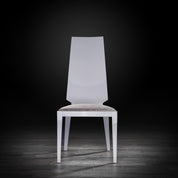 vogue white modern dining chair