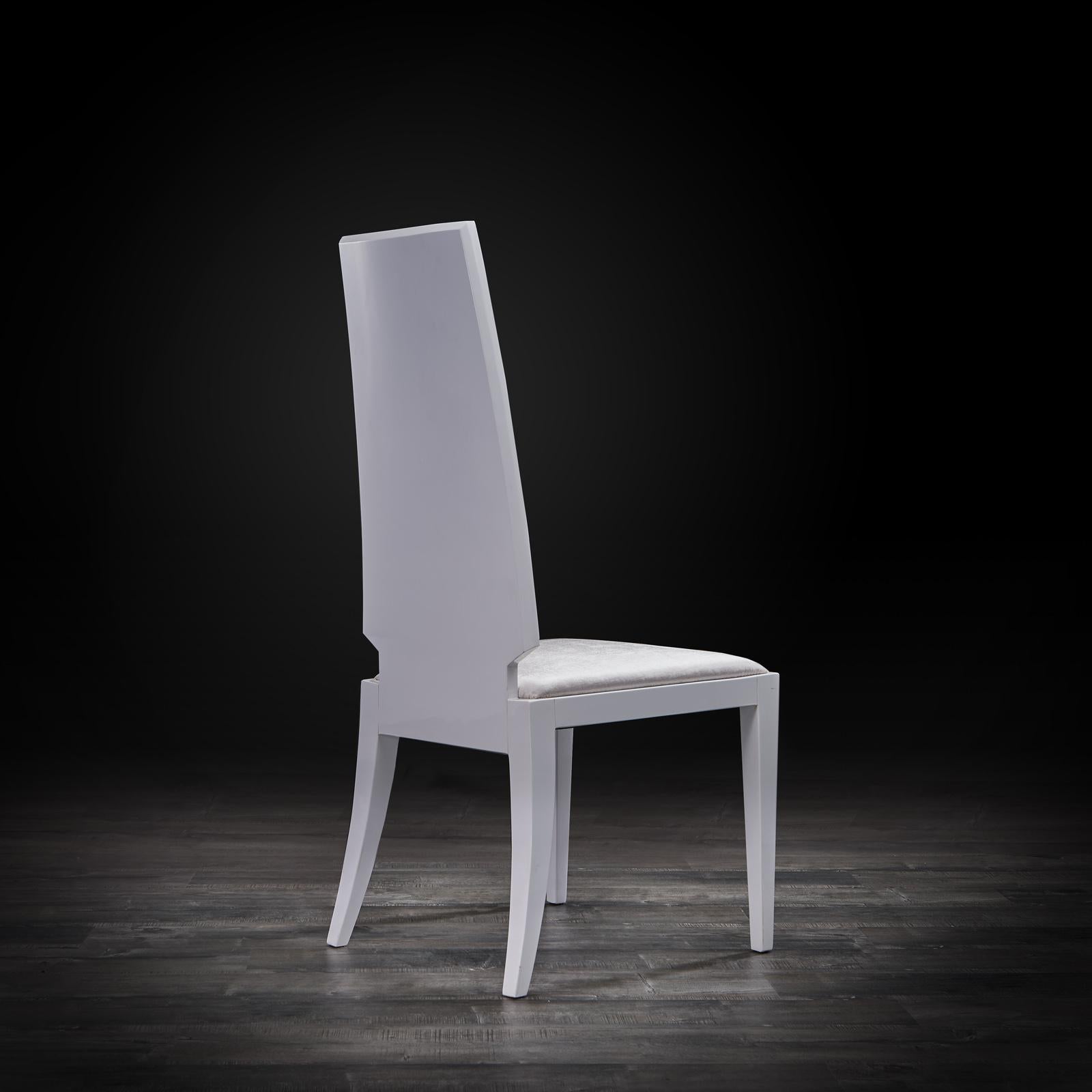 vogue white roberto grassie dining chair