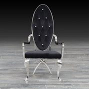 wonderland black ss modern dining chair