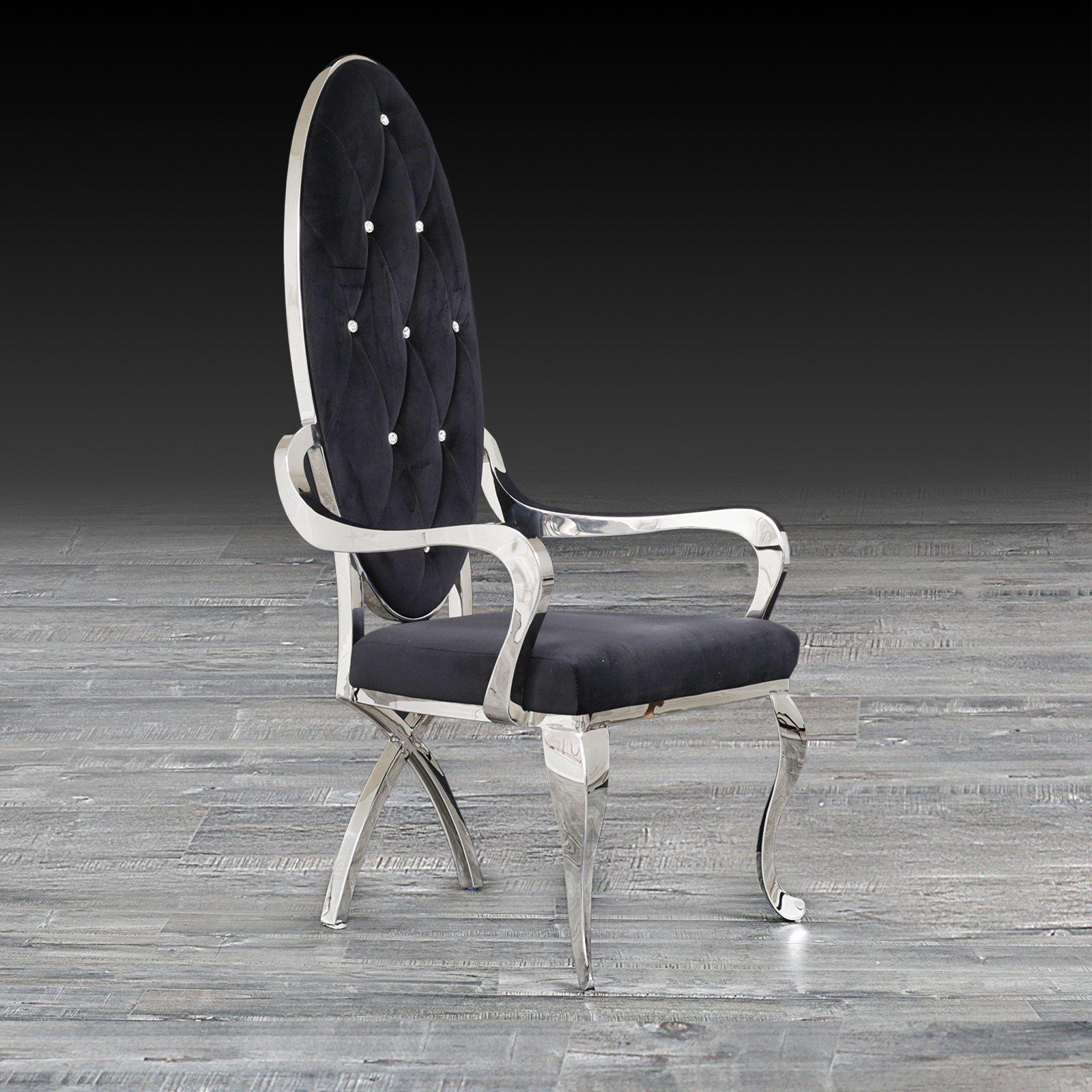 wonderland black ss stylish dining chair