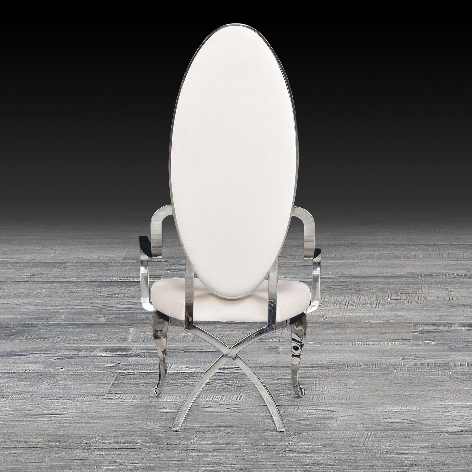 wonderland white ss la dining chair